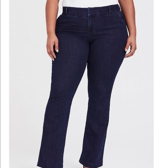 NWT Torrid Premium Slim Boot Denim Trouser sz 20R